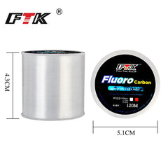 FTK 120m Fishing Line | 0.2mm-0.6mm | 7.15LB-45LB Fluorocarbon Coated Nylon Fishing Line