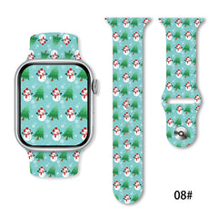 Christmas Silicone Strap Printing Suitable