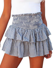 Cake Plaid Fashion Skirt | Stylish & Trendy Plaid Skirt for Women