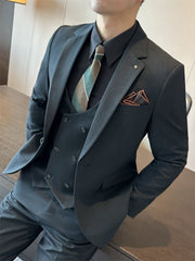 Men's High Quality Business Chemical Fiber Blended Formal Wear