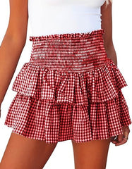Cake Plaid Fashion Skirt | Stylish & Trendy Plaid Skirt for Women