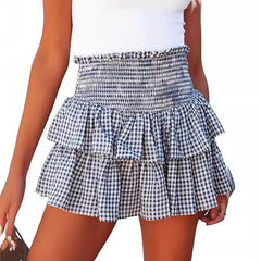 Cake Plaid Fashion Skirt | Stylish & Trendy Plaid Skirt for Women