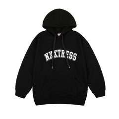 Letter Printed Hoodie Men's Casual Jacket