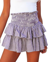 Cake Plaid Fashion Skirt | Stylish & Trendy Plaid Skirt for Women