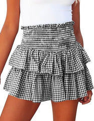 Cake Plaid Fashion Skirt | Stylish & Trendy Plaid Skirt for Women
