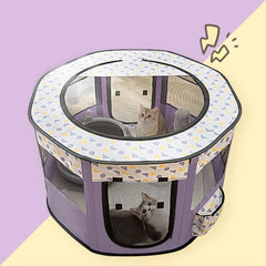 Large Dog House & Foldable Pet Bed Tent – Cozy Basket for Cats & Dogs, Perfect for Delivery