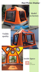 Outdoor Inflatable Floating Tent – PVC Fishing Platform, Lake & Park Camping, Water House Boat for Tourism & Relaxation