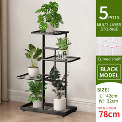 Multi-Tier Plant Stand - 4/6/8 Tier Flower Pot Shelf for Indoor & Balcony Storage