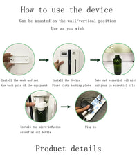 Bluetooth Smart Aroma Diffuser – Large Area 300m³ Fragrance Machine for Essential Oils, Hotel Lobby & Commercial Scenting