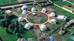 Luxury Geodesic Dome Tent – Outdoor Glamping Villa for Camping, Resort, Hotel & Forest Accommodation