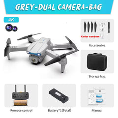 E99 Pro Drone Quadcopter with 6K HD Camera – Remote Control UAV with Altitude Hold, Foldable Design, and 4-Axis Stability for Aerial Photography