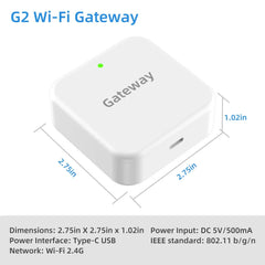 Fingerprint Waterproof Outdoor Garden Lock Remote Control TTLock App Code Keyless Smart Door Lock Electric Rim Lock and Gateway