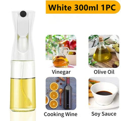 3PCS Oil Sprayer Bottles (200/300ml) | Kitchen Cooking Oil Dispenser & Vinegar Sauce Sprayer for BBQ, Fitness & Fat Loss