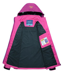 Autumn Women's Waterproof Jacket Outdoor Softshell Raincoat for Hiking Travel Trekking Camping Jacket Windbreaker