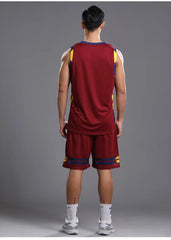 2PCS Men’s Sports Set – Short Sleeve T-Shirt + Shorts for Basketball, Football, Running & Fitness | Plus Size Tracksuit Outfit