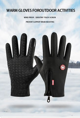 Winter Warm Gloves for Men & Women – Waterproof, Touchscreen-Friendly Gloves for Cycling & Skiing