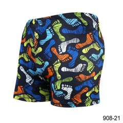 Multicolor Printed Adult Swimming Briefs – Breathable Men's Swim Trunks for Beach, Hot Springs & Drift