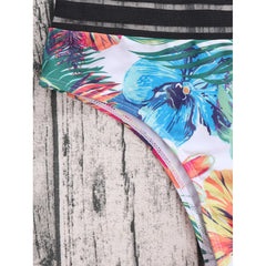 Fashion Print High-Waist Bikini – Sexy Women's Swimsuit for Summer Beachwear