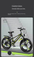 Grylls 18-Inch Variable Speed Mountain Bike – Durable Student Bicycle for Kids & Teens | New Hot Release