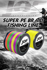 JOF PE Braided Fishing Line – 300M/500M/1000M | 8 & 4 Strands | 18-88LB | Super Strong Multifilament Fishing Wire – Japan Technology