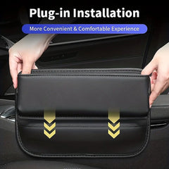 Universal Car Seat Gap Organizer – PU Leather Console Side Pocket for Extra Storage & Interior Upgrade