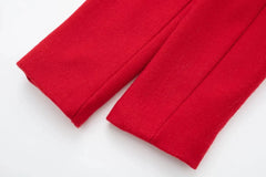 Women Elegant Cropped Jacket Women's Fashion Jacket O-Neck Long Sleeved Flip Pocket Coat Female Casual Outwear Tops