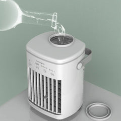 2024 Xiaomi New Portable Cold Air Conditioner Evaporative Air Cooler Mini Usb Fan Desktop Fan Humidifier with Colorful Light