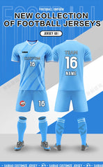 Football Jerseys for Adults & Kids – Personalized Soccer Uniforms for Men & Women, Team Sportswear & Training Tracksuit Set