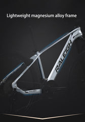 26 & 27.5 Inch Mountain Bike - Lightweight Magnesium Alloy Frame, 24/27/30/33 Speed Gears, Hydraulic Disc Brake, All-Terrain Bicycle for Men & Women