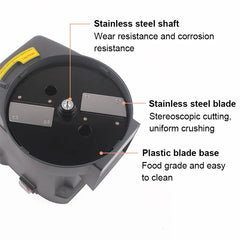 110V/220V Commercial Electric Vegetable Cutter & Chopper | Ham Mincer | Automatic Slicer & Grinder | Dicing Machine | Fruit & Potato Shredder