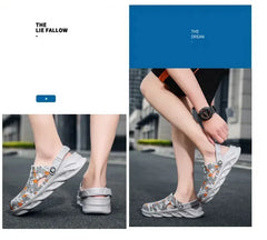 Men’s EVA Platform Sandals – Flat Summer Slippers, Outdoor Garden Clogs, Flip-Flops & Casual Home Shoes