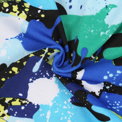 Children's Swimming Trunks – Flat Camo Printed Boys' Shorts | Big Boys' Hot Spring Bathing Suit