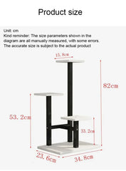 Multi-Tier Metal Plant Stand - Indoor Flower Pot Holder & Garden Display Rack