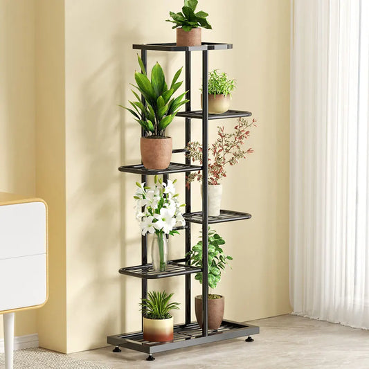 Multi-Tier Plant Stand - 4/6/8 Tier Flower Pot Shelf for Indoor & Balcony Storage