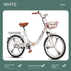 Folding Mountain Bike for Boys & Girls – Variable Speed Bicycle for Primary & Secondary School Students | 18", 20", 24" Sizes