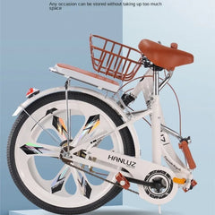 Folding Mountain Bike for Boys & Girls – Variable Speed Bicycle for Primary & Secondary School Students | 18", 20", 24" Sizes