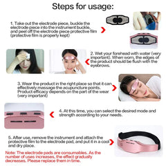 Electric Head Massager for Migraine and Insomnia Relief – Sleep Aid & Headache Therapy Machine for Body Relaxation