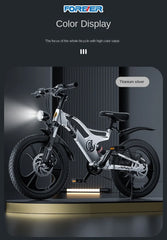 SKIG 18-Inch Magnesium Alloy Mountain Bike – Dual Shock Absorption Bicycle for Boys & Girls Ages 8–14 | Lightweight & Durable