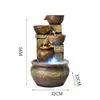 Creative Circulating Water Fountain - Landscape Desktop Lucky Decoration with Rockery & Water Feature