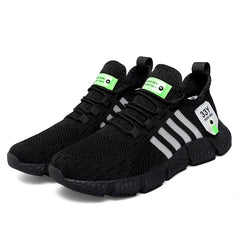Men’s Thick-Soled Sneakers – Breathable Summer Running & Tennis Shoes, Comfortable Casual Footwear in Large Sizes