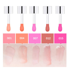 Hydrating Lip Glow Oil – Moisturizing Plumping Lip Gloss, Transparent & Tinted for Dry Lips & Lip Care | Perfect Gift for Mother's Day