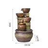 Creative Circulating Water Fountain - Landscape Desktop Lucky Decoration with Rockery & Water Feature