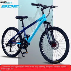 Grylls Aluminum Alloy Mountain Bike – Cross-Country, Variable Speed, Outdoor Sports Bicycle for Men & Students