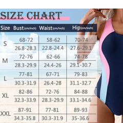 Summer Sexy One-Piece Swimsuit – Closed Women's Swimwear for Swimming, Body Bathing, & Beachwear | Pool Bather