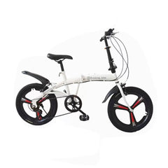 Motion 20-Inch Folding Bicycle – High Carbon Steel Frame, Anti-Skid Tires & Mountain Seat for Comfortable Riding