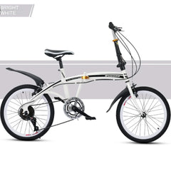 Motion 20-Inch Folding Bicycle – High Carbon Steel Frame, Anti-Skid Tires & Mountain Seat for Comfortable Riding