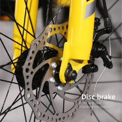 High Carbon Steel Folding Mountain Bike – Shock-Absorbing, Variable Speed Road & Racing Bike for Men, Women & Teenagers