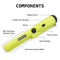 Metal Detector High Sensitivity Portable Waterproof Handheld GP-Pointer Detector for Silver Coin Gold Finder Locating