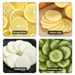 Commercial Electric Vegetable Dicer & Slicer – 5-Blade Food Processor for Cubing, Strips & Slices of Potatoes, Carrots & Fruits