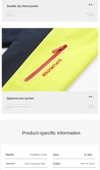 Autumn Hoodie Jackets Men Windproof Waterproof Warmth Fashion Trends Male Coat Versatile Casual Outdoor Mountaineering Clothing